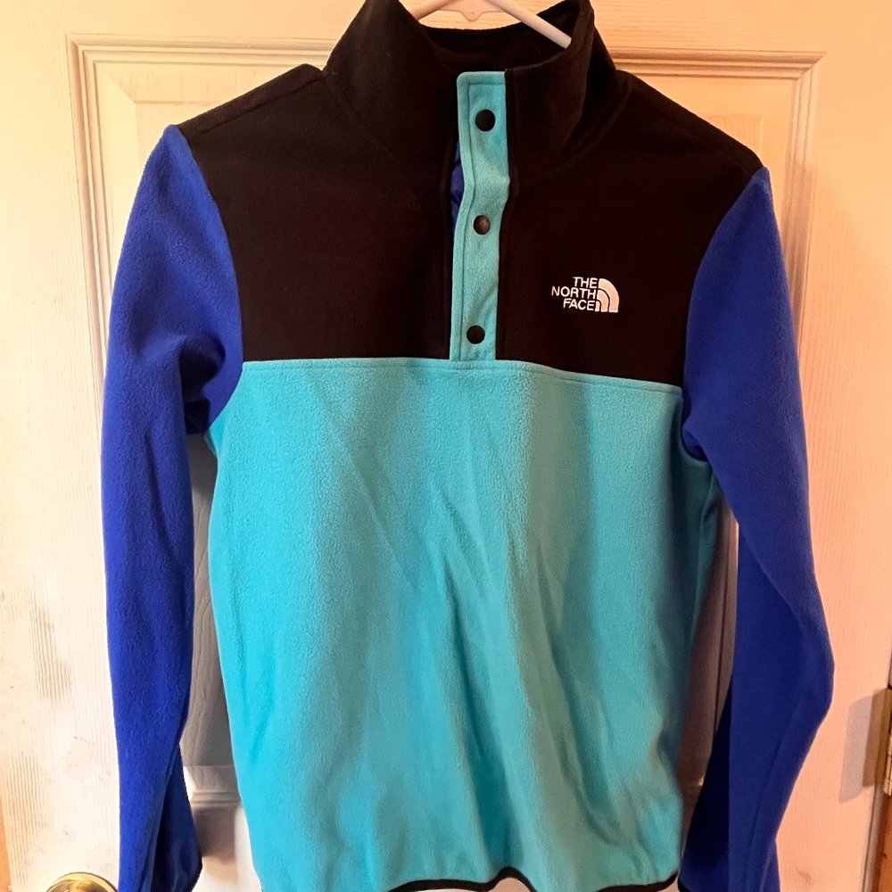 North Face kids quarter-snap fleece